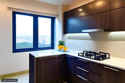 Kitchen Image of 900 Sq.ft 3 BHK Apartment / Flat for sale in Arkade Nest, Mulund West Mumbai for Rs. 25600000
