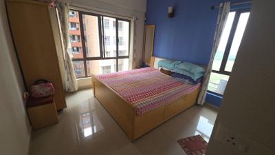 Bedroom Image of 1125 Sq.ft 2.5 BHK Apartment / Flat for sale in Siddha Happyville Tower 2, Rajarhat Kolkata for Rs. 8500000