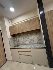 Kitchen Image of 681 Sq.ft 1 BHK Apartment / Flat for rent in Mahalakshmi Nagar Indore for Rs. 17000