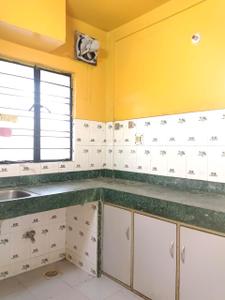 Kitchen Image of 1200 Sq.ft 3 BHK Apartment / Flat for rent in Behala Chowrasta Kolkata for Rs. 23000