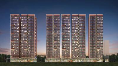 Image of 1140 Sq.ft 2 BHK Apartment / Flat for sale in My Home Sanctuary Phase I, Mamurdi, Pune for Rs. 7200000