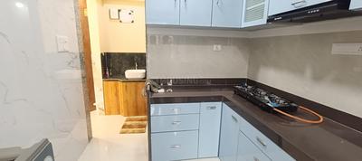 Kitchen Image of 650 Sq.ft 1 BHK Apartment / Flat for rent in Parth Lakeview, Dighe Thane for Rs. 40000