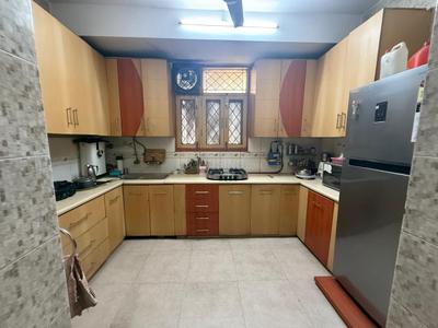 Kitchen Image of 1800 Sq.ft 3 BHK Builder Floor for sale in Malviya Nagar New Delhi for Rs. 25000000