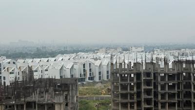 Balcony Image of 1350 Sq.ft 3 BHK Apartment / Flat for sale in CRC Sublimis, Noida Extension Greater Noida for Rs. 13500000