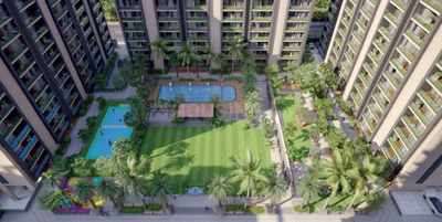 Image of 1400 Sq.ft 2 BHK Apartment / Flat for sale in Avadh Onica, Dumas, Surat for Rs. 6100000