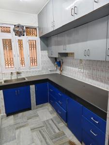 Kitchen Image of 1400 Sq.ft 3 BHK Apartment / Flat for rent in Arya Nagar Apartments, Patparganj New Delhi for Rs. 45000