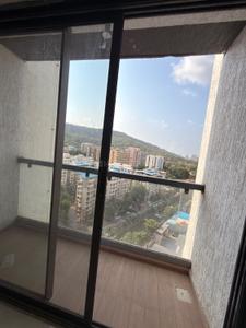 Balcony Image of 1150 Sq.ft 3 BHK Apartment / Flat for rent in DSS Mahavir Spring, Thane West Thane for Rs. 57000