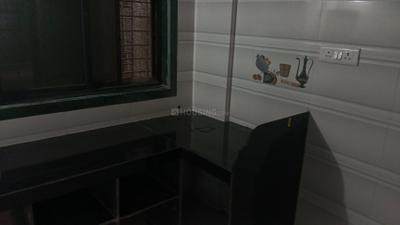 Kitchen Image of 320 Sq.ft 1 RK Independent House for rent in Airoli Navi Mumbai for Rs. 14500