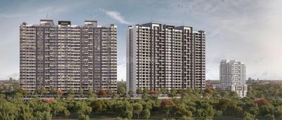 Image of 1020 Sq.ft 2 BHK Apartment / Flat for sale in Paranjape Trident Towers, Wakad, Pune for Rs. 6500000