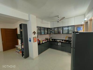 Kitchen Image of 1654 Sq.ft 3 BHK Apartment / Flat for sale in Shaligram Prime, South Bopal Ahmedabad for Rs. 12500000