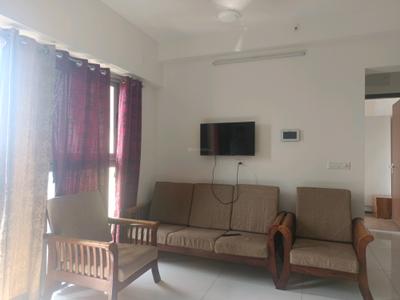 Living Room Image of 600 Sq.ft 1 BHK Apartment / Flat for rent in Amanora Adreno Towers, Hadapsar Pune for Rs. 32000