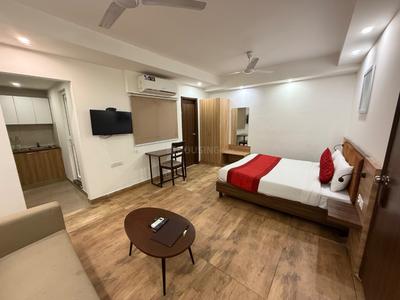 Bedroom Image of 680 Sq.ft 1 RK Builder Floor for rent in Tulip Monsella, Sector 53 Gurgaon for Rs. 23000