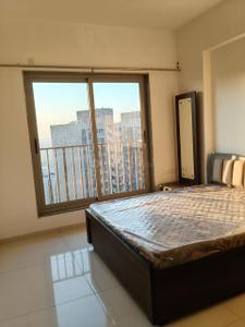 Bedroom Image of 1215 Sq.ft 2 BHK Apartment / Flat for rent in Adani Aster Neo, Shantigram Ahmedabad for Rs. 40000