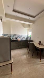 Kitchen Image of 550 Sq.ft 1 BHK Apartment / Flat for rent in Hare Krishana Orchid, Sunrakh Bangar Vrindavan for Rs. 16000