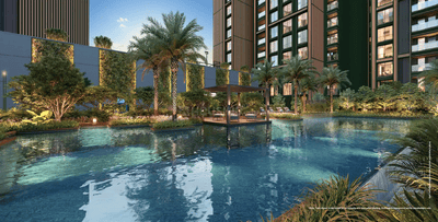 Image of 1500 Sq.ft 3 BHK Apartment / Flat for sale in Godrej Altus, Vastrapur, Ahmedabad for Rs. 41500000