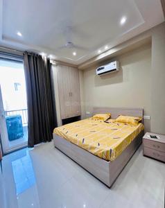 Bedroom Image of 550 Sq.ft 1 BHK Apartment / Flat for rent in Cybercity Rainbow Vistas Rock Garden, Borabanda Hyderabad for Rs. 12000