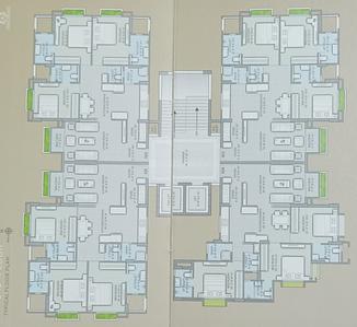 Floor Plan Image of 2067 Sq.ft 3 BHK Apartment / Flat for sale in General Royal Orchid, Rander Surat for Rs. 13500000