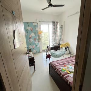 Bedroom Image of 780 Sq.ft 2 BHK Apartment / Flat for rent in Abhinav The One, Bhugaon Pune for Rs. 28000