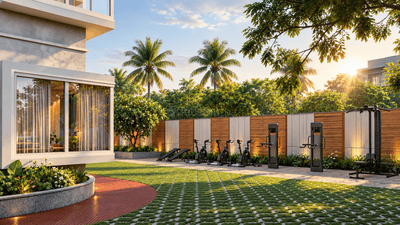 Living Room Image of 1082 Sq.ft 2 BHK Apartment / Flat for sale in The Clan, Sarjapur Bengaluru for Rs. 9850000