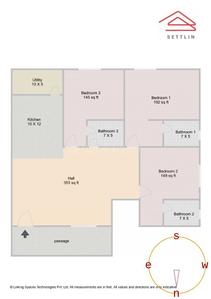 Image of 1800 Sq.ft 3 BHK Apartment / Flat for sale in Rajajinagar, Bengaluru for Rs. 18000000