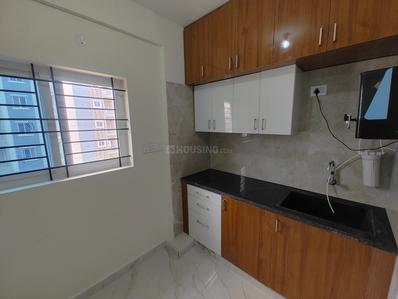 Kitchen Image of 650 Sq.ft 1 BHK Apartment / Flat for rent in Nagavara Bengaluru for Rs. 30000