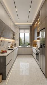 Kitchen Image of 1411 Sq.ft 3 BHK Apartment / Flat for sale in Wakad Pune for Rs. 11200000