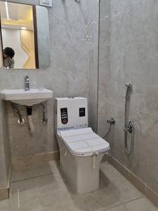 Common Bathroom Image of 550 Sq.ft 2 BHK Apartment / Flat for sale in G3 Builders Floor by G3 Buildtech, Dwarka Mor New Delhi for Rs. 3600000