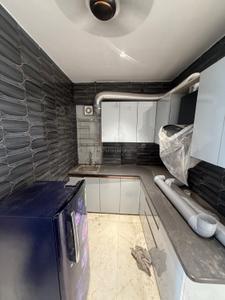 Kitchen Image of 550 Sq.ft 1 BHK Builder Floor for rent in Lajpat Nagar New Delhi for Rs. 47000