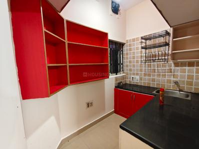 Kitchen Image of 900 Sq.ft 1.5 BHK Independent House for rent in New Tippasandra Bengaluru for Rs. 25000