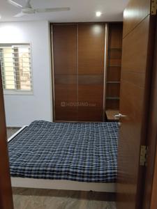 Bedroom Image of 1100 Sq.ft 2 BHK Builder Floor for rent in Hitech City Hyderabad for Rs. 30000