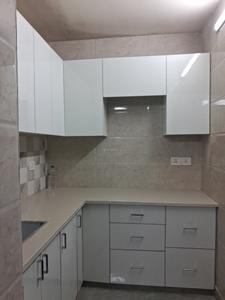 Kitchen Image of 600 Sq.ft 2 BHK Builder Floor for rent in Paschim Vihar New Delhi for Rs. 20000