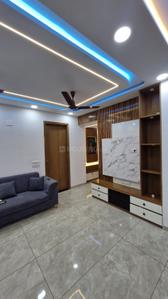 Living Room Image of 1500 Sq.ft 3 BHK Apartment / Flat for rent in Ashwamegh Lifestyle, Sargasan Gandhinagar for Rs. 40000