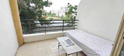 Balcony Image of 1650 Sq.ft 3 BHK Apartment / Flat for rent in Pentagon Fortune East, Kharadi Pune for Rs. 62000