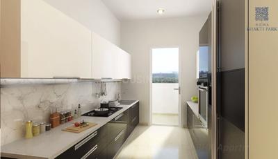 Kitchen Image of 1120 Sq.ft 2 BHK Apartment / Flat for sale in Codename Blue Vista, Airoli Navi Mumbai for Rs. 15300000