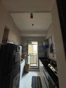 Kitchen Image of 425 Sq.ft 1 BHK Apartment / Flat for rent in Raunak Bliss Phase A, Kasarvadavali Thane for Rs. 25000