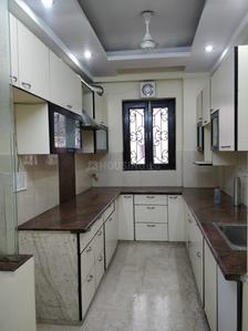 Kitchen Image of 1620 Sq.ft 3 BHK Builder Floor for rent in Surya Niketan New Delhi for Rs. 50000