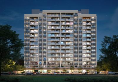 Building Image of 1377 Sq.ft 2 BHK Apartment / Flat for sale in The Amber, Jagatpur Ahmedabad for Rs. 5700000