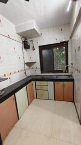Kitchen Image of 435 Sq.ft 1 BHK Apartment / Flat for rent in Raheja Complex, Thane West Thane for Rs. 25000