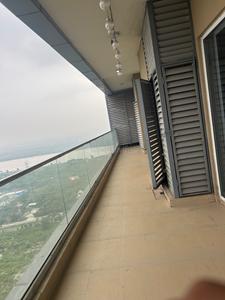 Balcony Image of 2105 Sq.ft 3 BHK Apartment / Flat for rent in Supertech Supernova, Sector 94 Noida for Rs. 57000