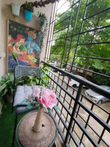 Balcony Image of 625 Sq.ft 1 BHK Apartment / Flat for sale in Sanghvi Valley, Kalwa Thane for Rs. 7500000