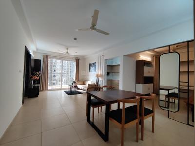Living Room Image of 1877 Sq.ft 3.5 BHK Apartment / Flat for rent in Bhartiya Nikoo Homes Phase 2, Thanisandra Bengaluru for Rs. 85009