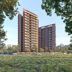 Image of 1872 Sq.ft 3 BHK Apartment / Flat for sale in Builtology The Residence, Pal Gam, Surat for Rs. 8424000