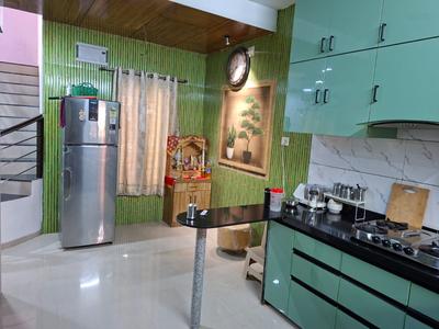 Kitchen Image of 1100 Sq.ft 3 BHK Villa for rent in Manjalpur Vadodara for Rs. 26000