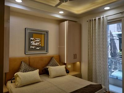 Bedroom Image of 850 Sq.ft 3 BHK Apartment / Flat for sale in Saarthi Affordable Homes, Hastsal New Delhi for Rs. 5100000