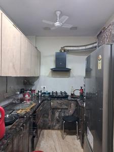 Kitchen Image of 990 Sq.ft 2 BHK Builder Floor for rent in Mansarover Garden New Delhi for Rs. 40000