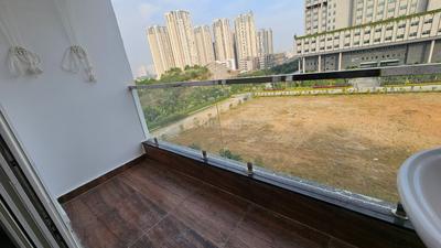 Balcony Image of 1800 Sq.ft 3 BHK Apartment / Flat for rent in Hitech City Hyderabad for Rs. 60000