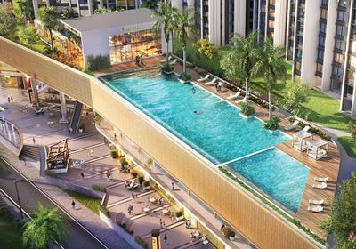 Image of 1500 Sq.ft 3 BHK Apartment / Flat for sale in Sunteck Crescent Park 2, Kalyan West, Kalyan for Rs. 10800000