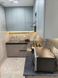 Kitchen Image of 900 Sq.ft 2 BHK Independent House for rent in Lajpat Nagar New Delhi for Rs. 80000