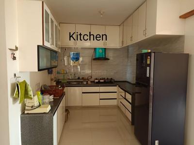 Kitchen Image of 1485 Sq.ft 3 BHK Apartment / Flat for rent in Dev Parisar, Vaishno Devi Circle Ahmedabad for Rs. 28000