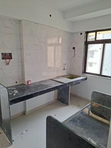 Kitchen Image of 550 Sq.ft 1 BHK Apartment / Flat for rent in KM Horizon Palms II, Koliwada Thane for Rs. 18000